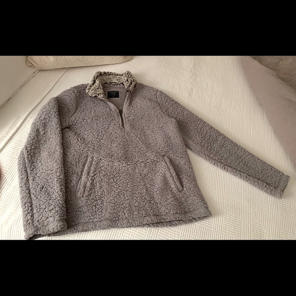 Abercrombie&Fitch 1/4 zip Sherpa